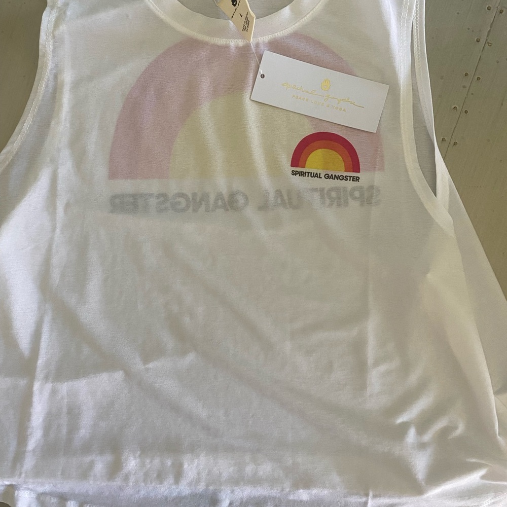 NWT Spiritual Gangster top.  Crop style.